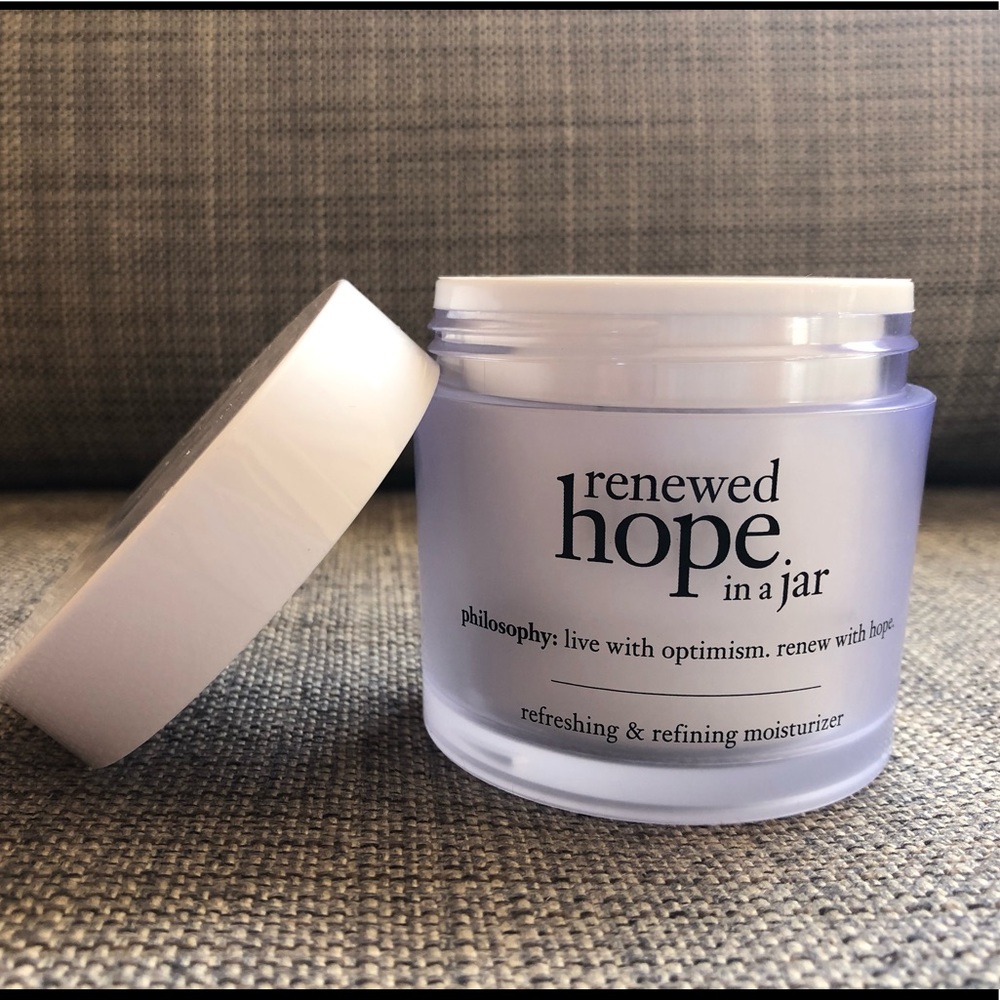 Renewed hope in a jar Philosophy moisturizer